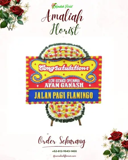 Sewa Papan Bunga Tanah Siang